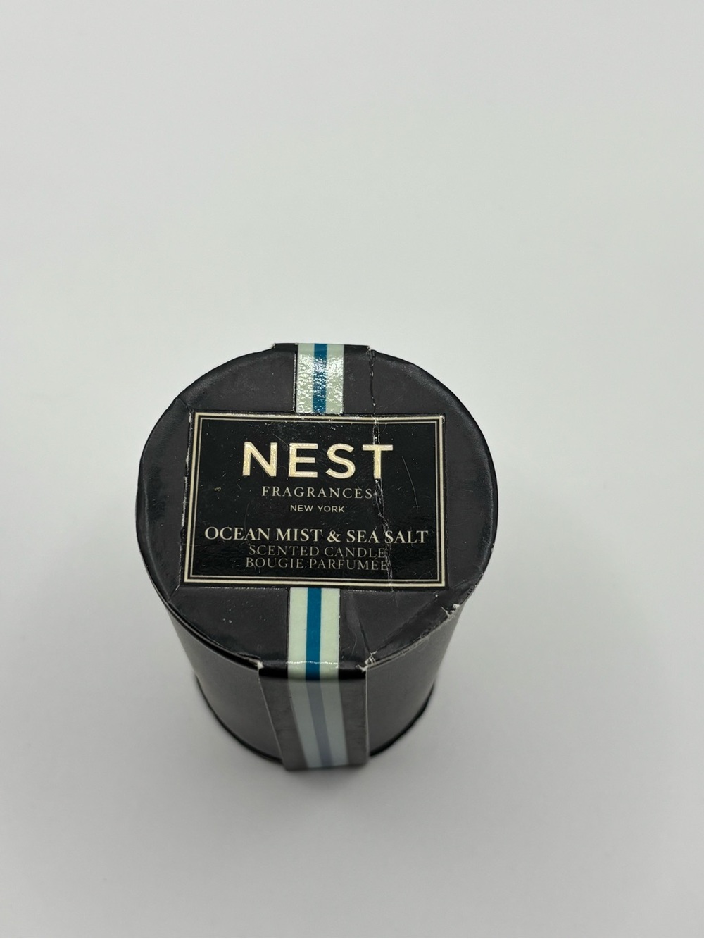 NEST Fragrances Ocean Mist & Sea Salt Scented Candle Mini Travel Size New